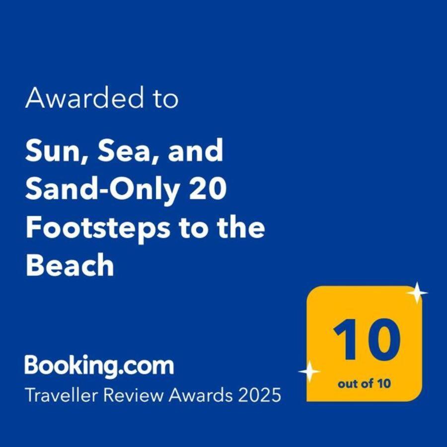 Sun, Sea, And Sand-Only 20 Footsteps To The Beach Corinth Ngoại thất bức ảnh